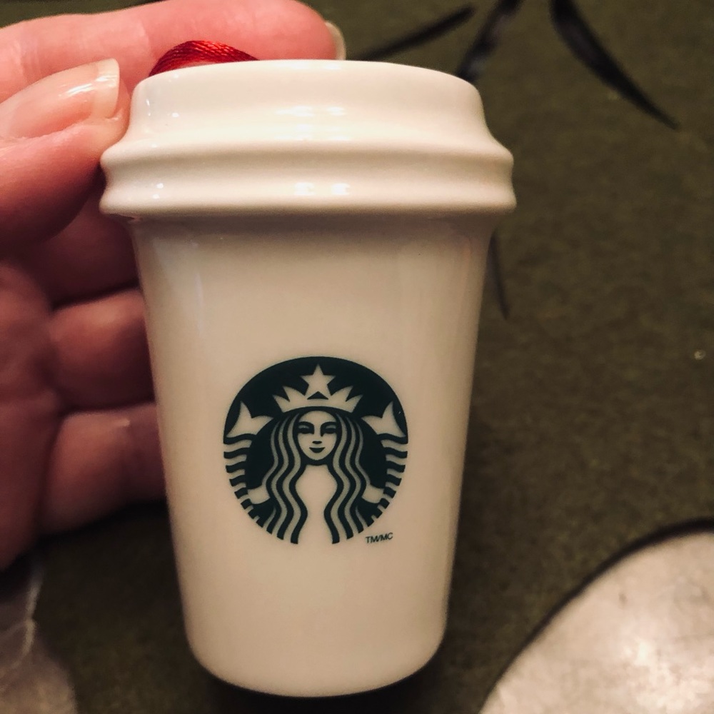 Starbucks Porcelain Holiday Ornament circa 2014